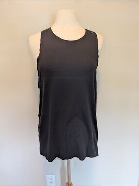 Lululemon Black Sleeveless Tank Top Workout Gym Athleisure